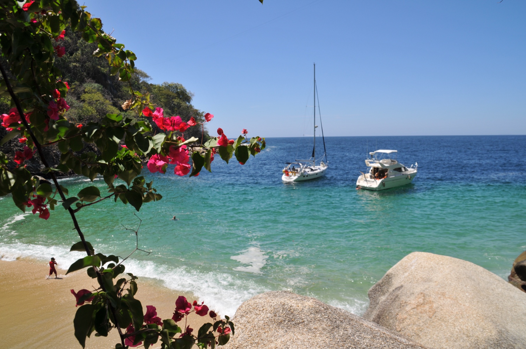 South coast beach on the Boca to Las Animas route