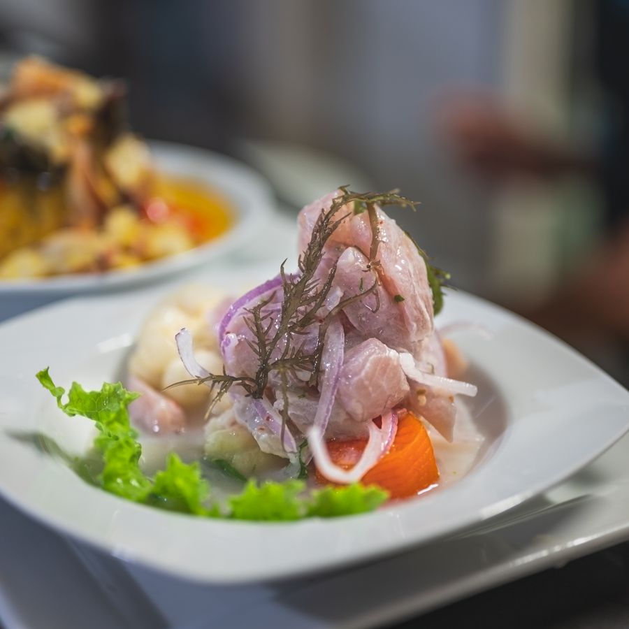 Fresh seafood on the water